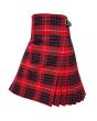 Fraser Plaid Red Modern Tartan Kilt, Red color for Male