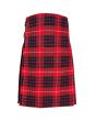 Fraser Plaid Red Modern Tartan Kilt, Red color for Male
