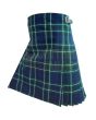 Graham Tartan Kilt, Green color for Male