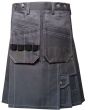 Grey Work wear Utility kilt for Working Men, Gray color for Male