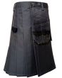 Grey Work wear Utility kilt for Working Men, Gray color for Male