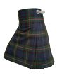 Gunn Modern Tartan Kilt, Green color for Male