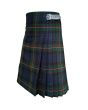 Gunn Modern Tartan Kilt, Green color for Male