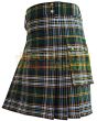 Heritage of Ireland Tartan Utility Kilt, Green color for Male