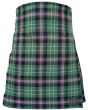 Hibernian Football Club Tartan Kilt Buckle Side View – Genuine Leather Straps with Rust Free Buckles