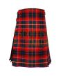 Innes Red Modern Tartan Kilt, Red color for Male