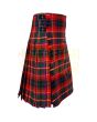 Innes Red Modern Tartan Kilt, Red color for Male