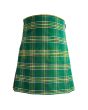frontside of Irish Green Tartan Kilt
