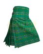 Irish National Tartan Kilt, Green color for Male