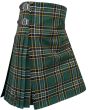 Irish National Tartan Kilt, Green color for Male