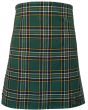 Irish National Tartan Kilt Front Apron View – Classic Irish National Tartan Kilt