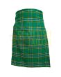 Irish National Tartan Kilt, Green color for Male