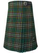 Irish National Tartan Kilt Pleated Side Angle – Custom Irish Clan Tartan Kilt