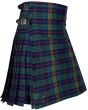 Jenkins Wales tartan kilt side buckle detail 8 yard acrylic wool kilt