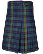 Jenkins of Wales Tartan Kilt Pleated Side Angle – Custom Scottish and Welsh Style Tartan Kilt