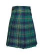 Kennedy Modern Tartan Kilt, Green color for Male