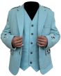 Lovat Green Argyll kilt jacket With Vest