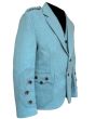 Lovat Green Argyll kilt jacket With Vest
