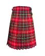 MacDougall Modern Tartan Kilt, Red color for Male