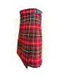 MacDougall Modern Tartan Kilt, Red color for Male