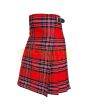 MacFarlane Modern Tartan Kilt, Red color for Male
