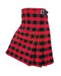 MacGregor Rob Roy Tartan Kilt, Red color for Male