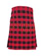 MacGregor Rob Roy Tartan Kilt, Red color for Male