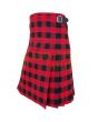 MacGregor Rob Roy Tartan Kilt, Red color for Male