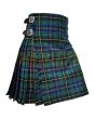 Modern MacInnes Hunting Tartan Kilt, Green color for Male