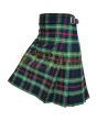 MacKenzie Morgan Modern Tartan Kilt, Green color for Male