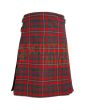 Mackinnon Red Modern Tartan Kilt, Red color for Male