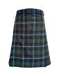 MacLeod of Harris Tartan Kilt, Green color for Male