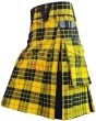MacLeod of Lewis Tartan Hybrid Utility Kilt, Yellow color for Male