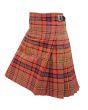 Macleod Red River Ancient Tartan Kilt, Orange color for Male
