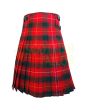 MacPhee Red Modern Tartan Kilt, Red color for Male