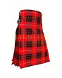 Munro Black & Red Tartan Kilt, Red color for Male