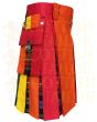 Premium Pride Rainbow Hybrid Kilt: Highland Kilt For Sale