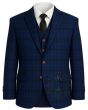 Premium Tartan Wedding Jacket - Front Side 