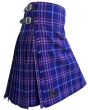 Pride of Fife Tartan Kilt Right Side Angle – Traditional Scottish Highland Kilt