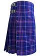 Pride of Fife Tartan Kilt Buckle Side View – Genuine Leather Straps with Rust Free Buckles