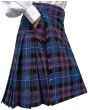 Pride of Scotland Tartan Kilt With Two Slash Pockets, Purple color for Male