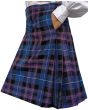 Pride of Scotland Tartan Kilt With Two Slash Pockets, Purple color for Male