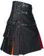 Rainbow hybrid kilt right side view with rings and straps