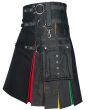Modern fashion kilt for men with bold pleated design