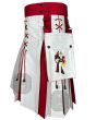 Santa Claus kilt left side view with cargo pocket