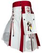 Christmas themed hybrid kilt for men