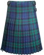 Renfrew Modern Tartan Kilt Back Pleated View – Traditional Highland Pleated Tartan Kilt