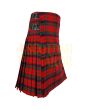 Robertson Red Tartan Kilt, Red color for Male