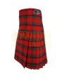 Robertson Red Tartan Kilt, Red color for Male