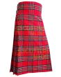 Royal Stewart Long Women Tartan Kilt, Red color for Male